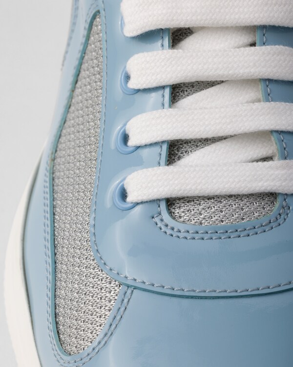 Patent leather and technical fabric Prada America's Cup sneakers Patent leather and technical fabric Prada America's Cup sneakers