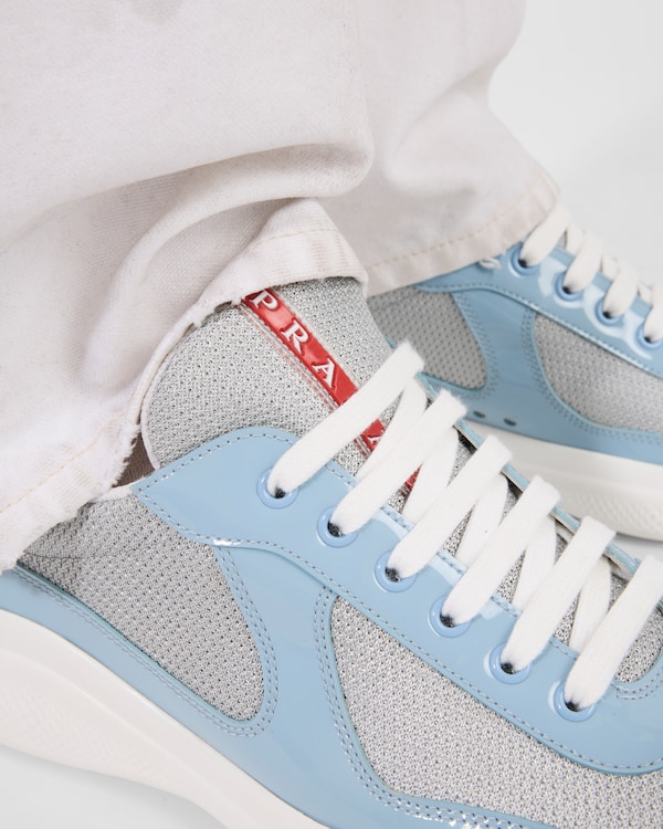 Patent leather and technical fabric Prada America's Cup sneakers Patent leather and technical fabric Prada America's Cup sneakers