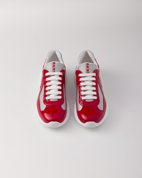 Patent leather and technical fabric Prada America's Cup sneakers Patent leather and technical fabric Prada America's Cup sneakers