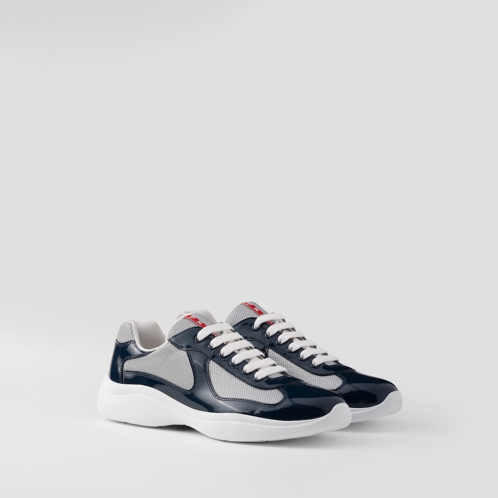 Blue/silver America's Cup sneakers | Prada