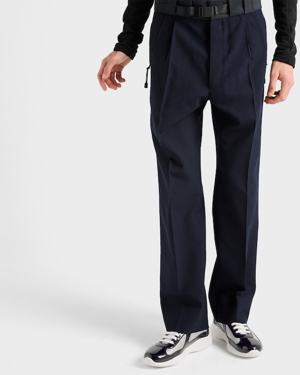 Patent leather and technical fabric Prada America's Cup sneakers - Black/Silver Patent leather and technical fabric Prada America's Cup sneakers - Black/Silver