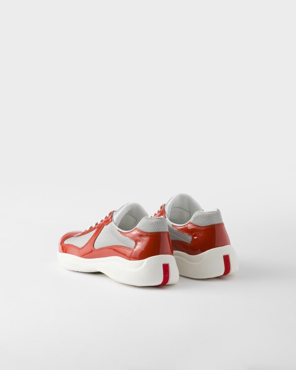 Patent leather and technical fabric Prada America's Cup sneakers Patent leather and technical fabric Prada America's Cup sneakers