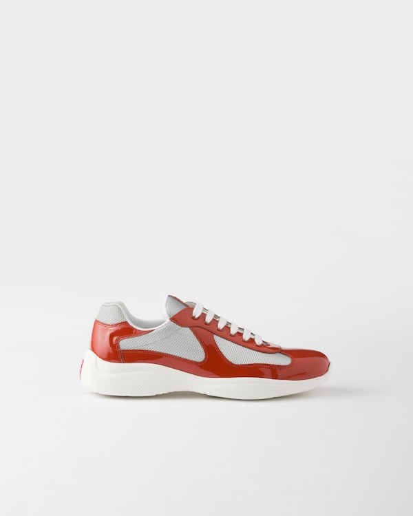 Patent leather and technical fabric Prada America's Cup sneakers Patent leather and technical fabric Prada America's Cup sneakers