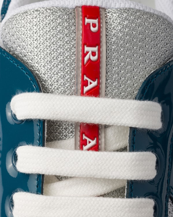 Patent leather and technical fabric Prada America's Cup sneakers Patent leather and technical fabric Prada America's Cup sneakers