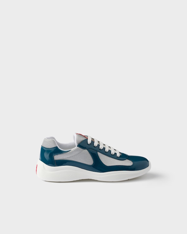 Patent leather and technical fabric Prada America's Cup sneakers Patent leather and technical fabric Prada America's Cup sneakers