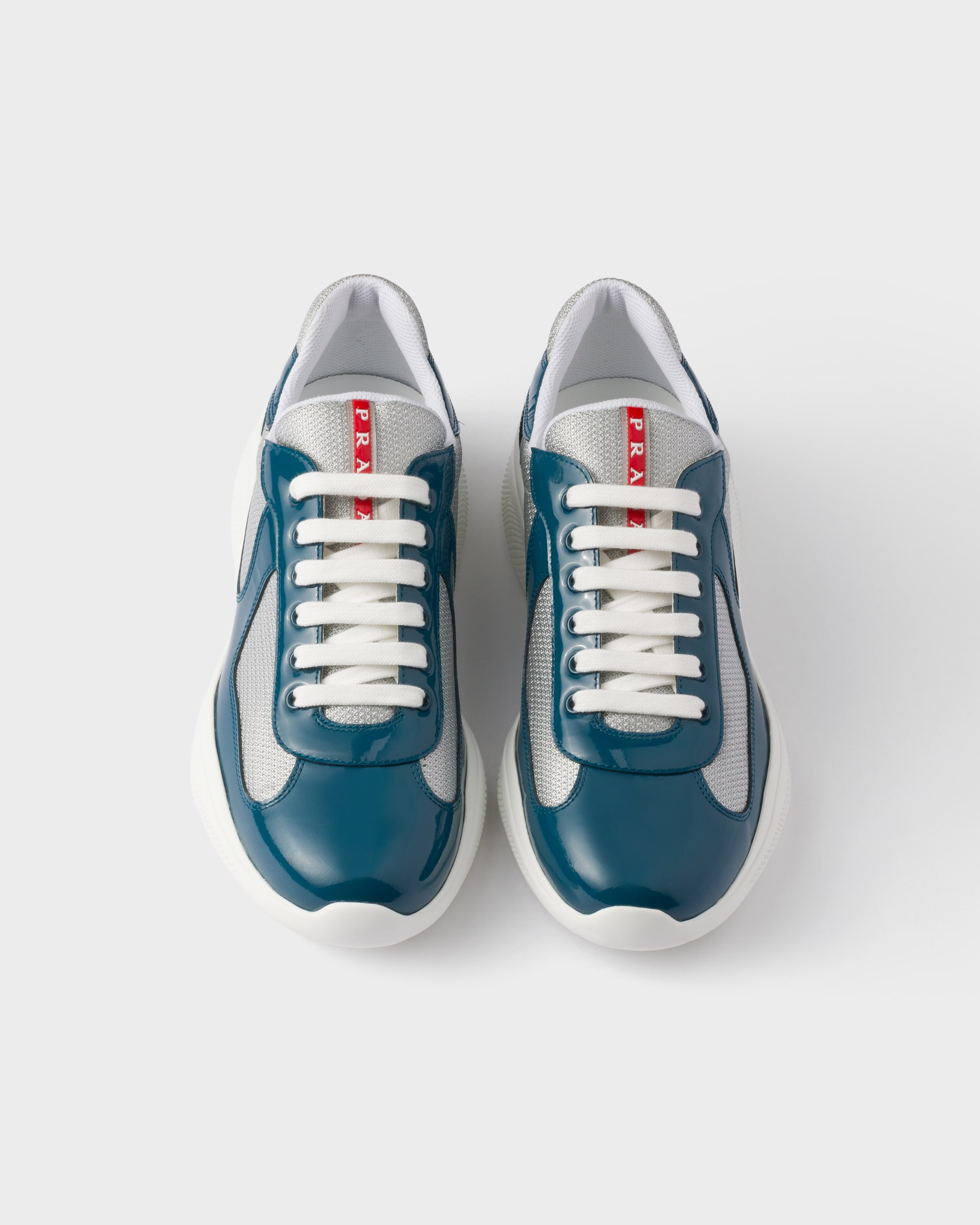 【 PRADA 】America's Cup Sneaker プラダ スニーカー Black Prada America's Cup Soft rubber and bike fabric