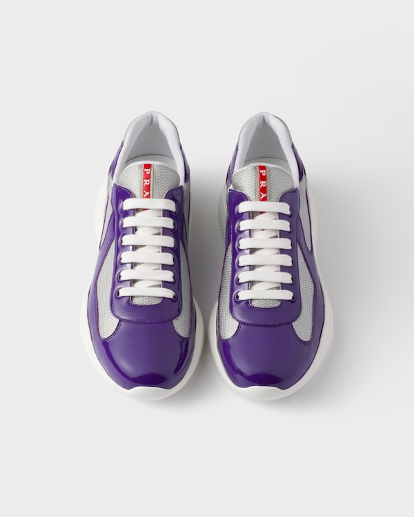Patent leather and technical fabric Prada America's Cup sneakers Patent leather and technical fabric Prada America's Cup sneakers