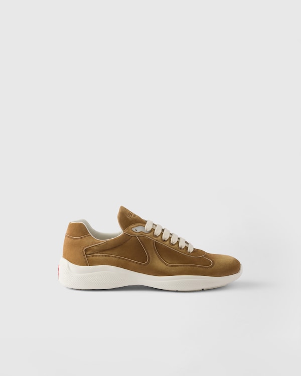 Prada America's Cup suede sneakers - Cinnamon Prada America's Cup suede sneakers - Cinnamon