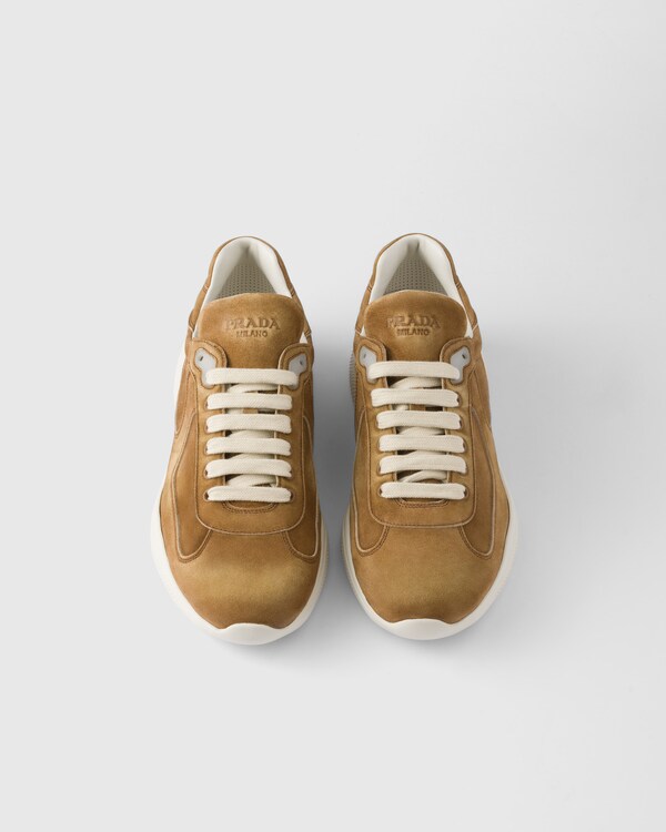 Prada America's Cup suede sneakers - Cinnamon Prada America's Cup suede sneakers - Cinnamon