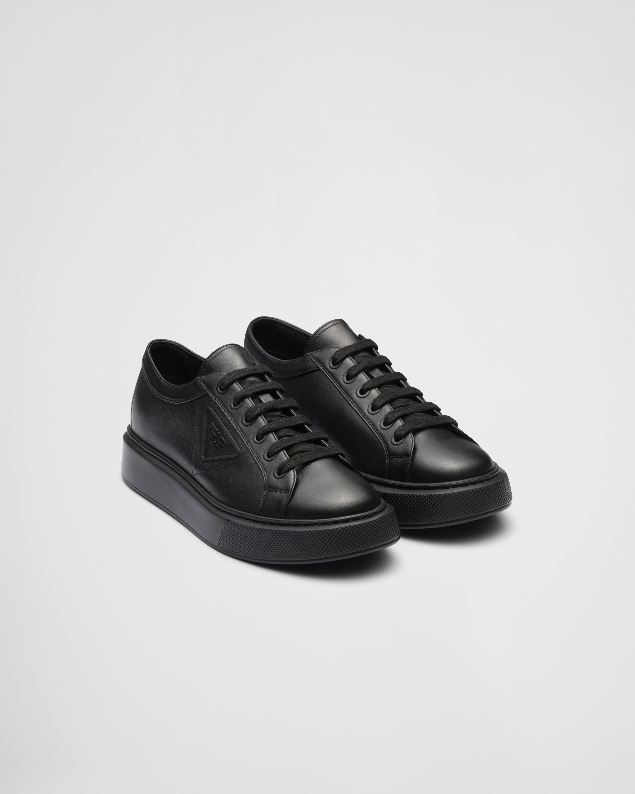 Ubevæbnet brugervejledning Kosciuszko Black Soft Calf leather sneakers | Prada