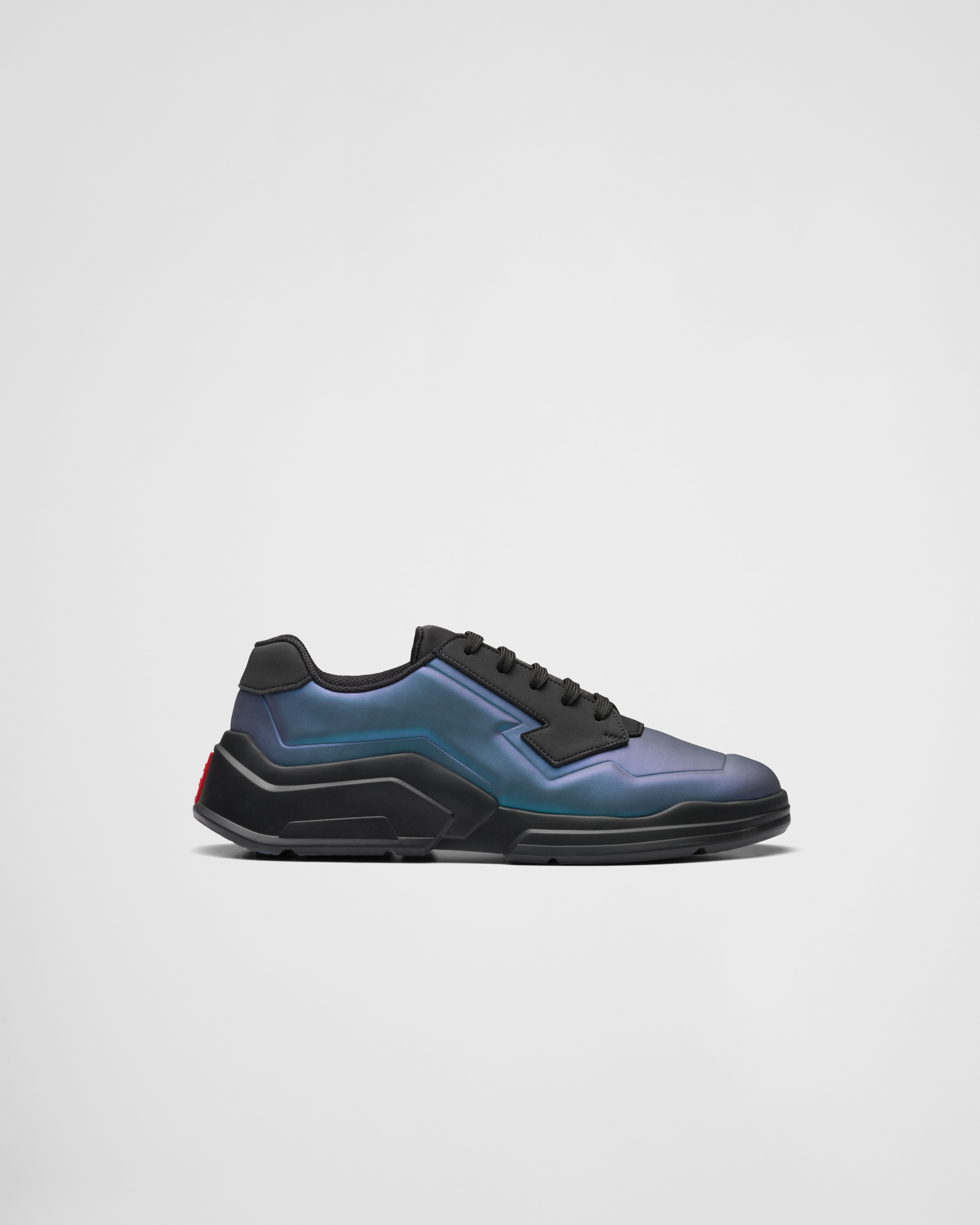 Prada blue iridescent shoes clearance
