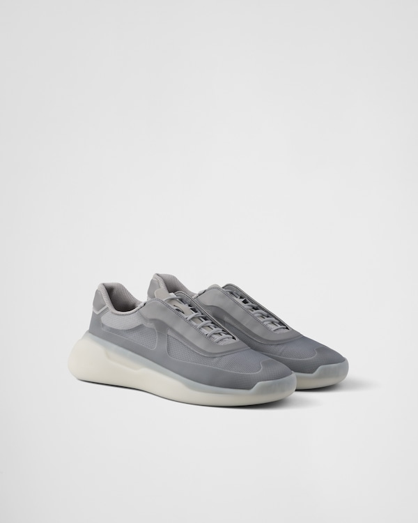 Red Prada America's Cup Soft rubber and bike fabric sneakers