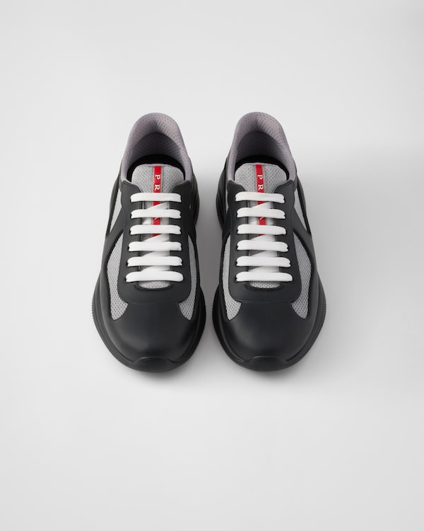Prada America's Cup Soft rubber and bike fabric sneakers Prada America's Cup Soft rubber and bike fabric sneakers