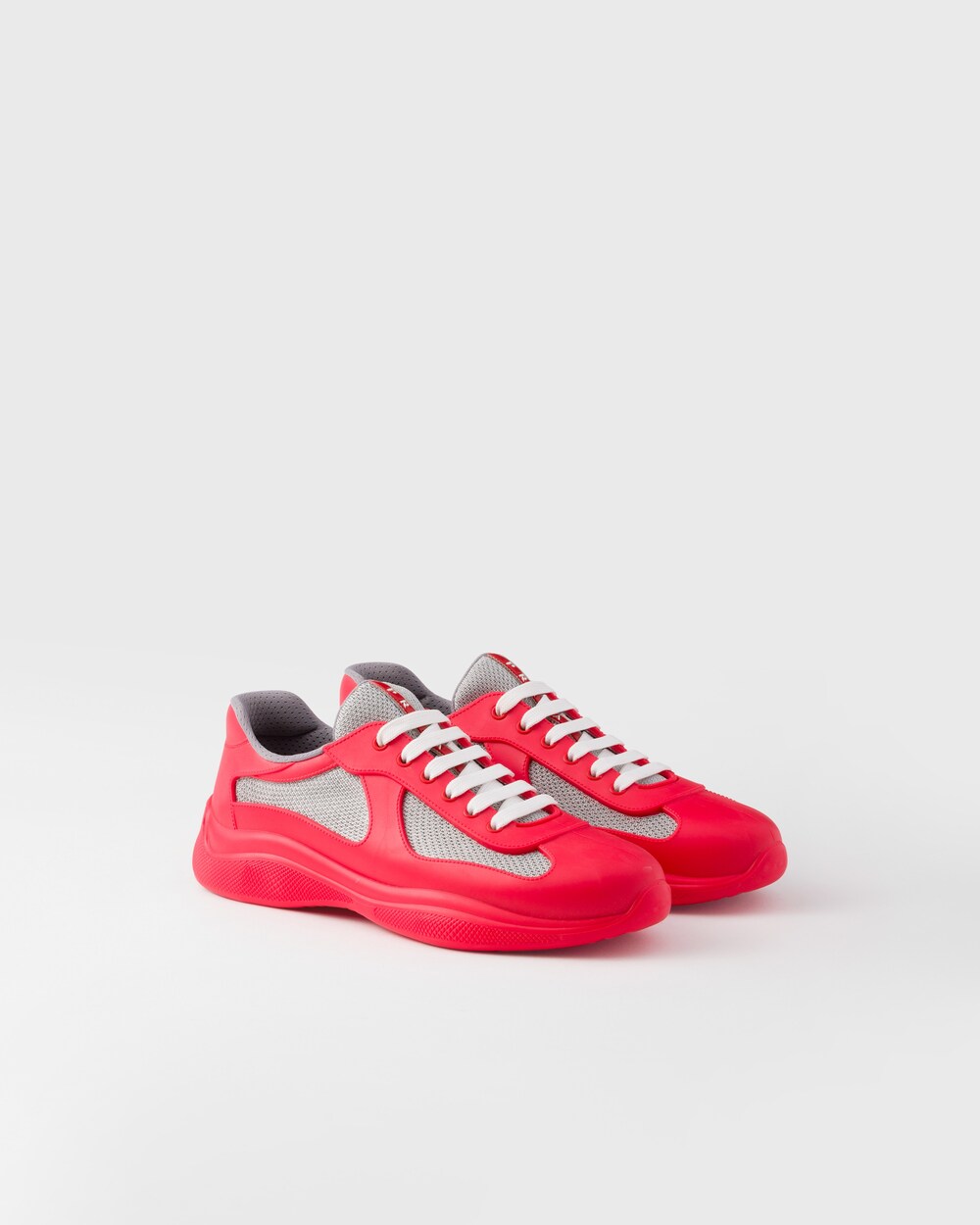 Prada Baskets America’s Cup en gomme et tissu Bike 1