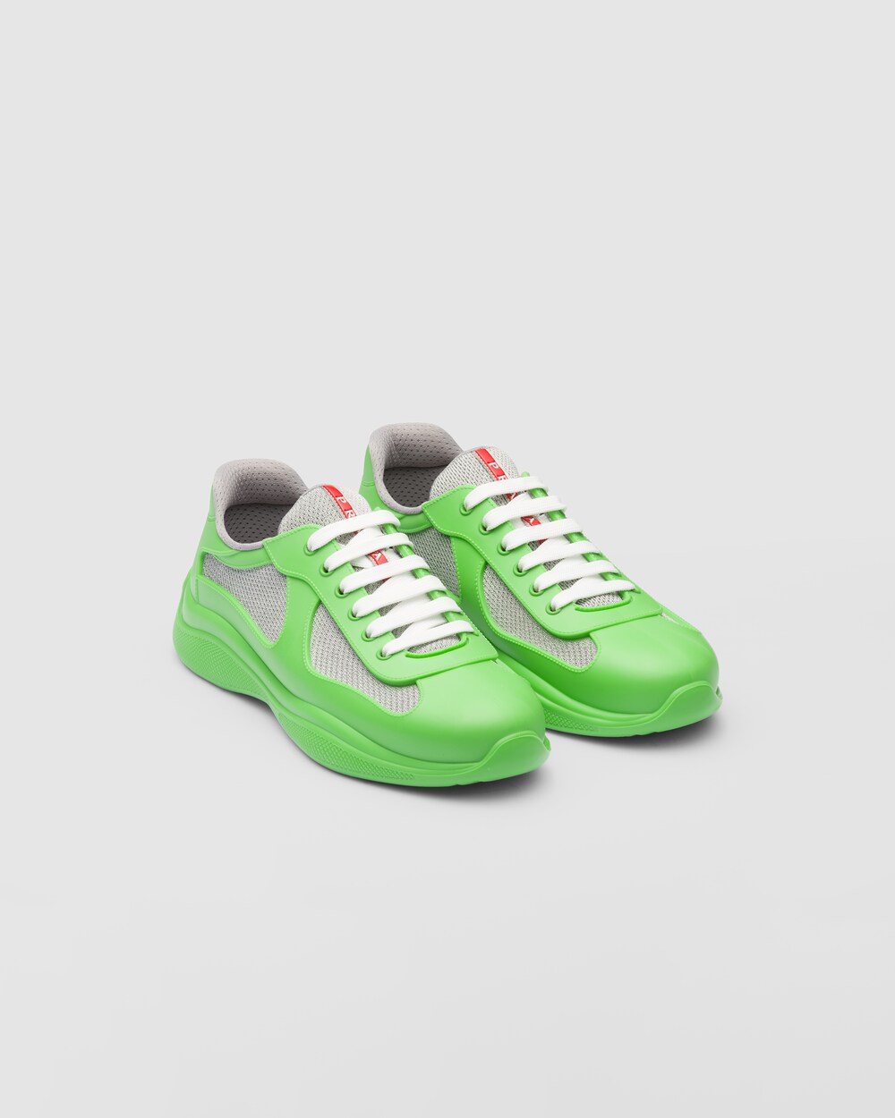 Prada Baskets America’s Cup en gomme et tissu Bike 1