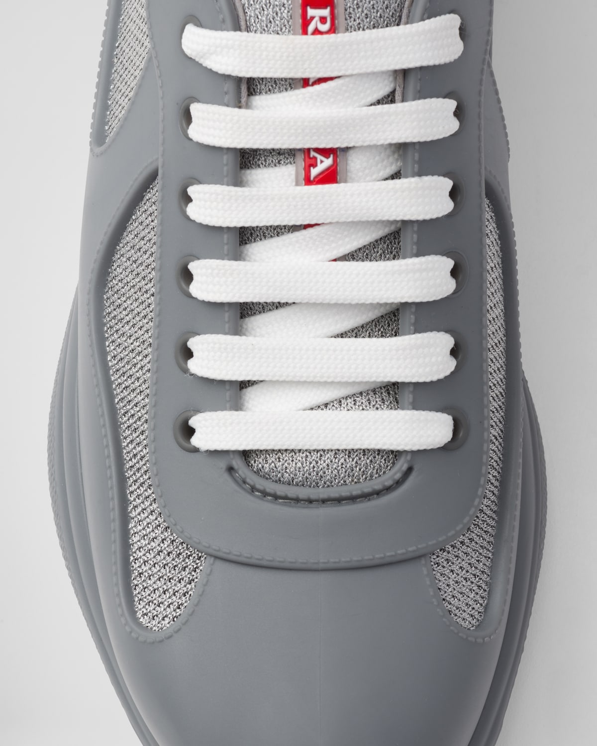 Prada Black Recycled Polyamide Athletic Sneakers main image 1