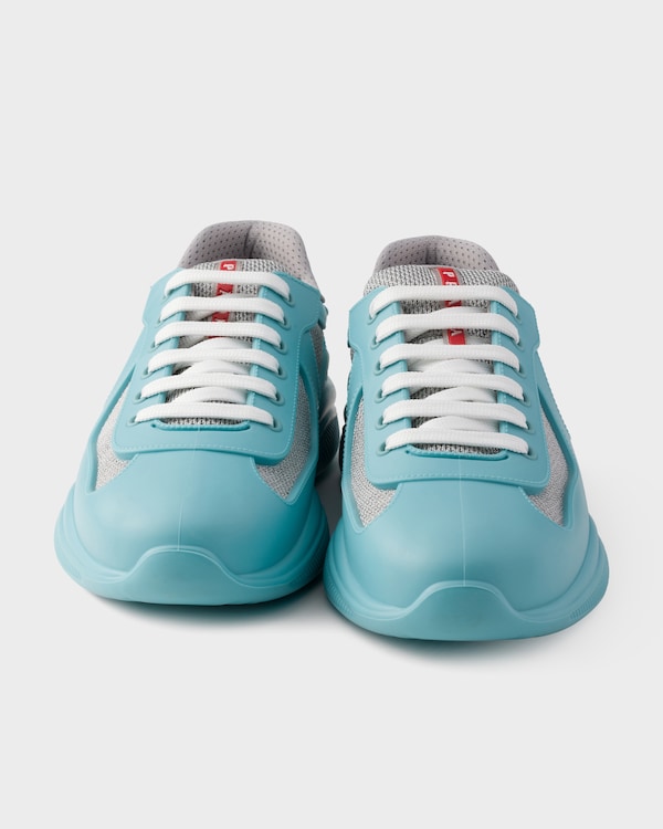 Prada America's Cup Soft rubber and bike fabric sneakers - Agate Prada America's Cup Soft rubber and bike fabric sneakers - Agate