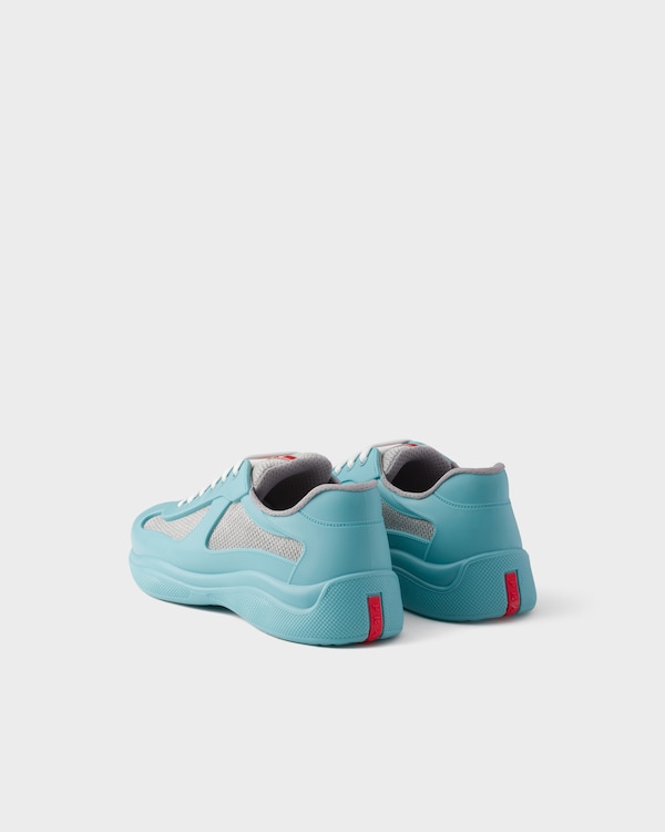 Prada America's Cup Soft rubber and bike fabric sneakers - Agate Prada America's Cup Soft rubber and bike fabric sneakers - Agate