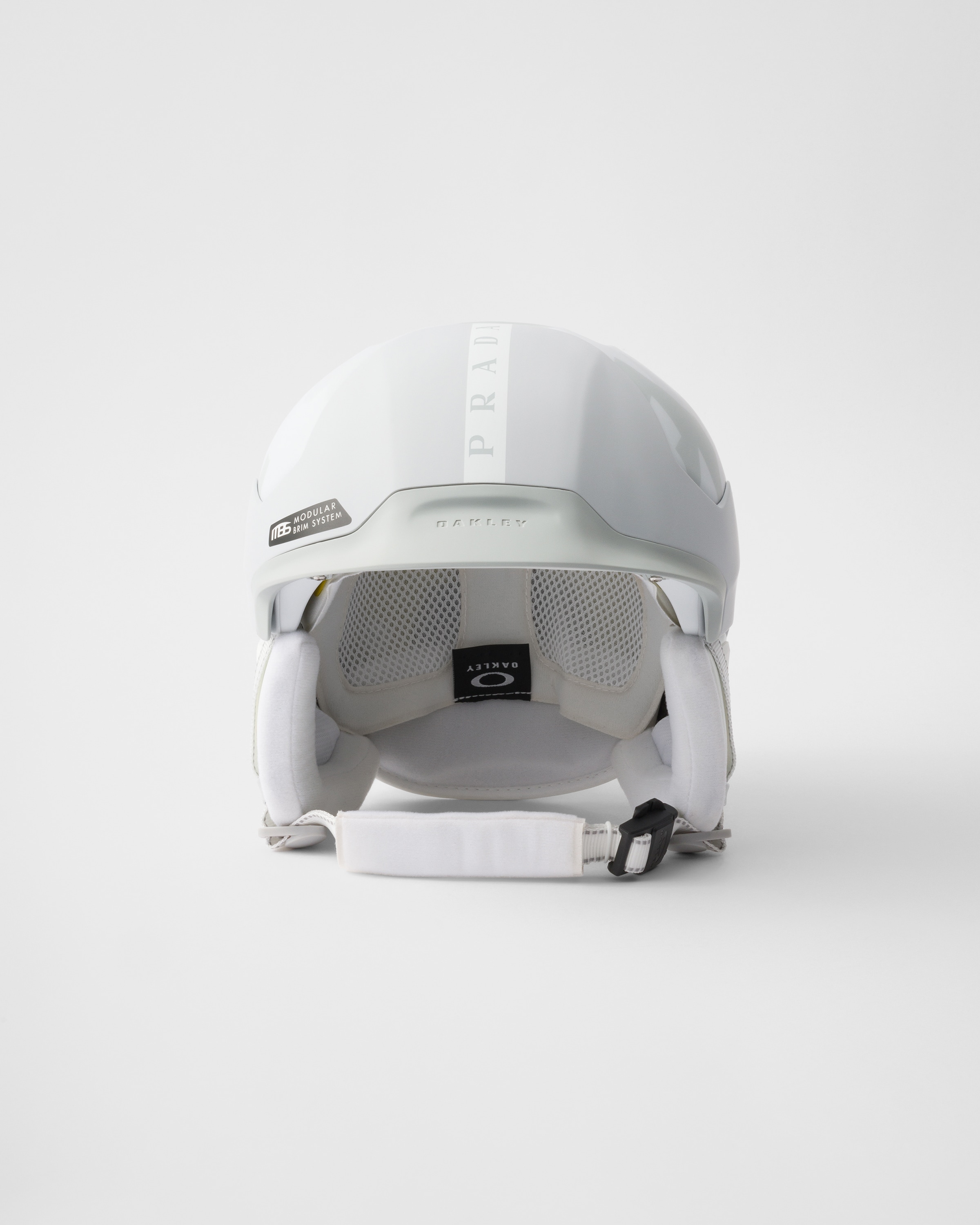 White Prada Linea Rossa By Oakley Snow Helmet - Size M | PRADA