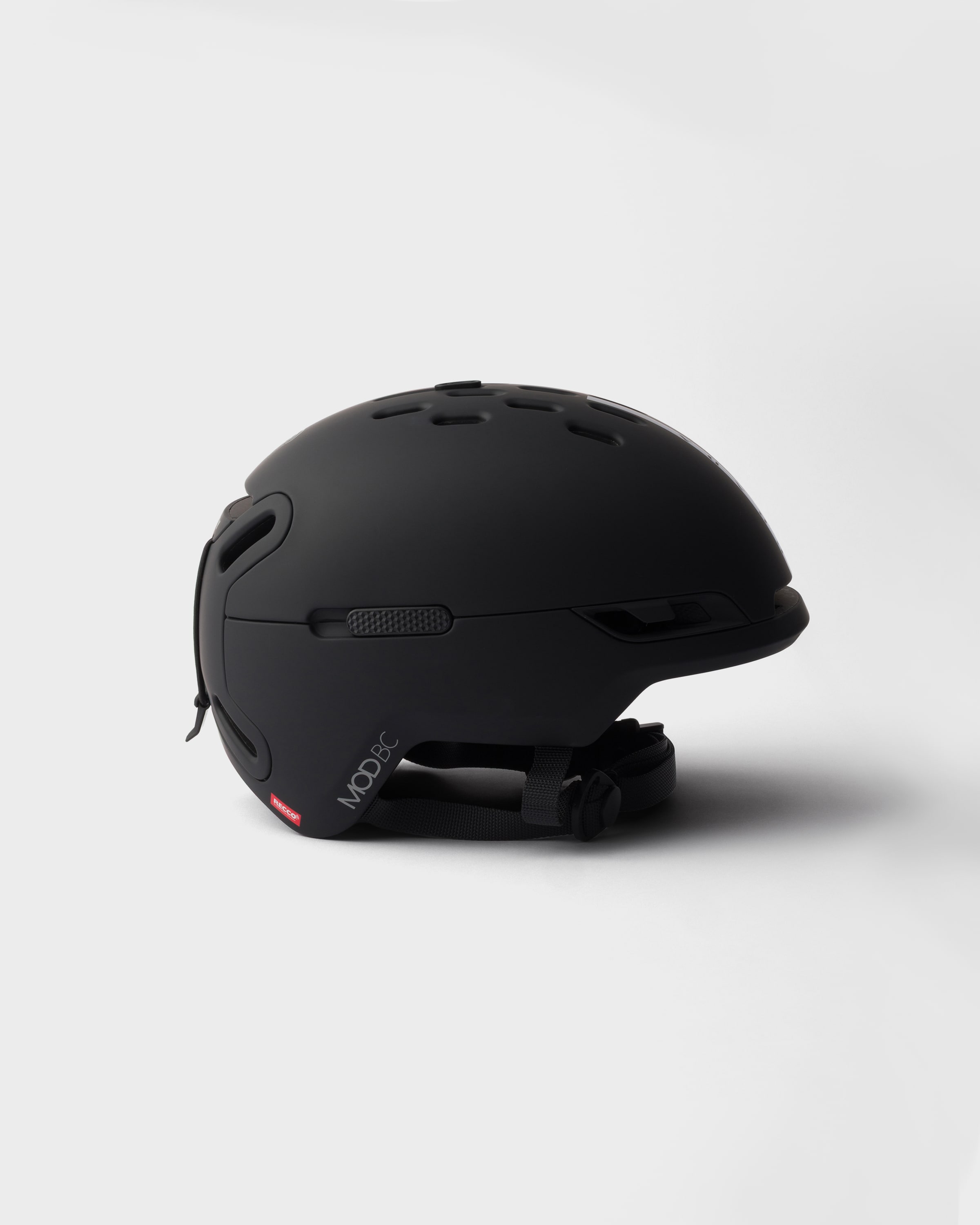 Matte Black Prada Linea Rossa by Oakley snow helmet - Size L