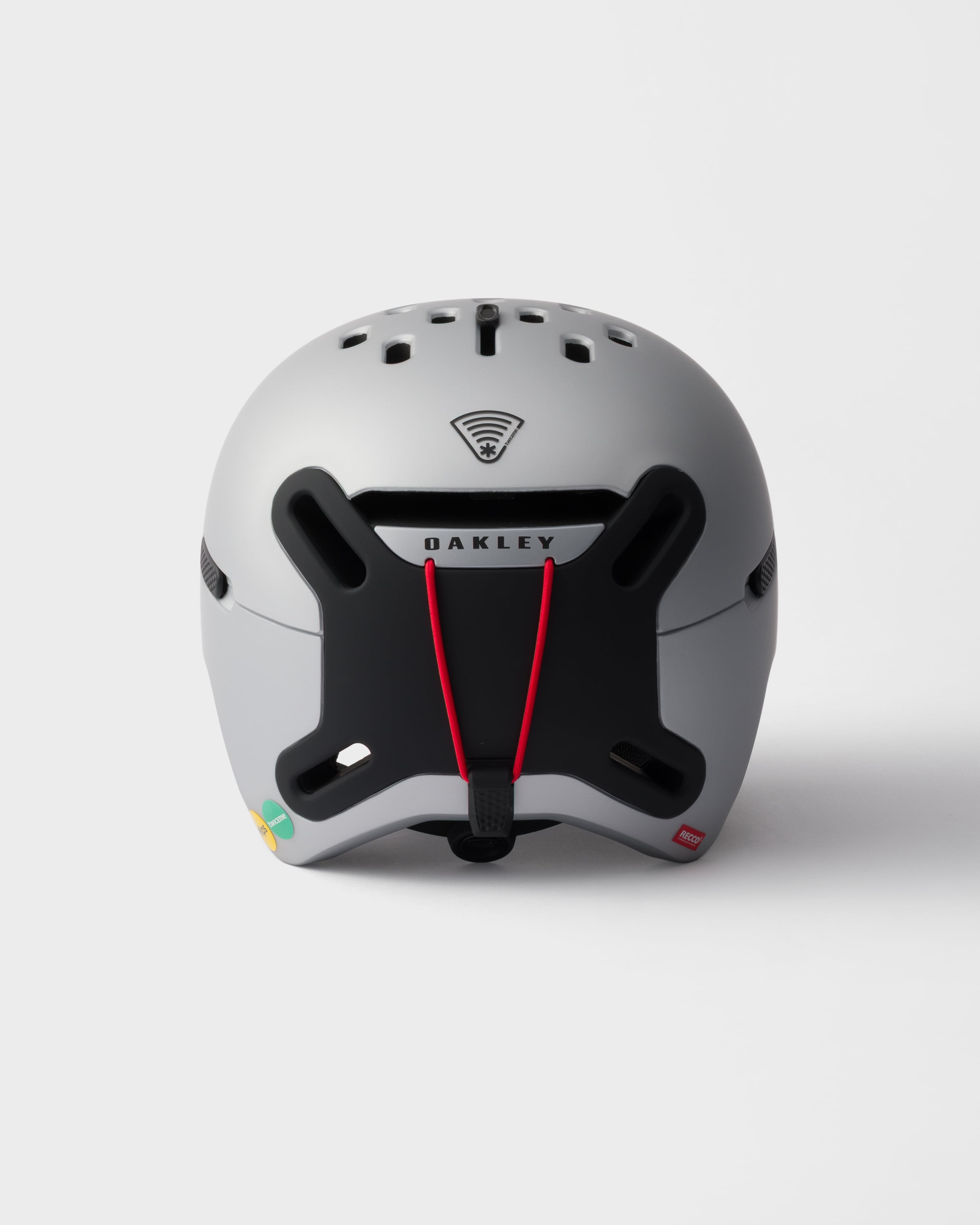 Matte Gray Prada Linea Rossa By Oakley Snow Helmet - Size M | PRADA