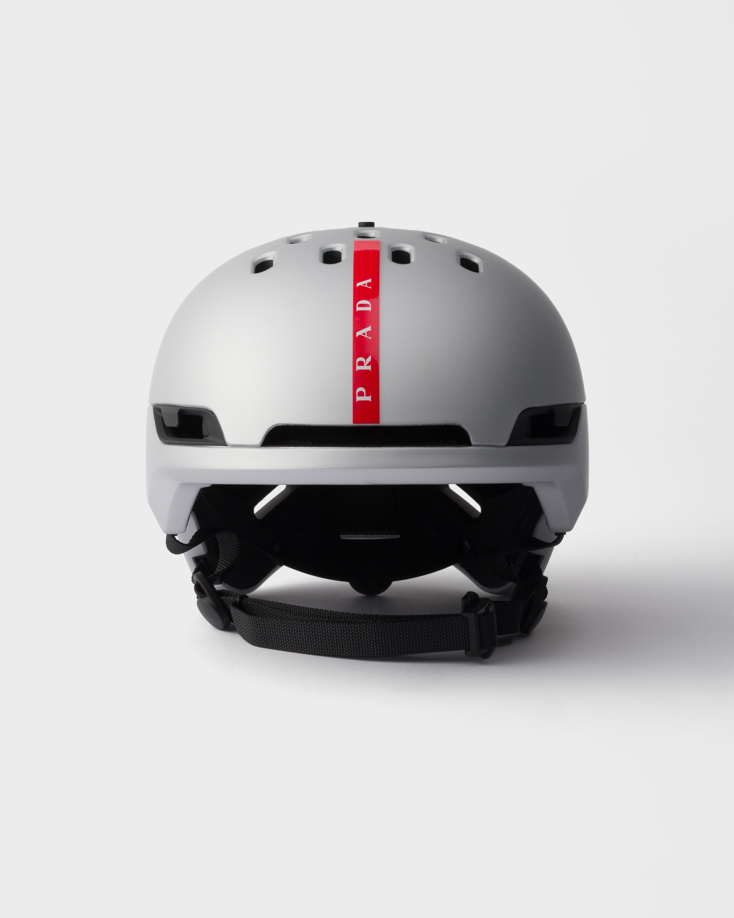 Matte Gray Prada Linea Rossa By Oakley Snow Helmet - Size L | PRADA