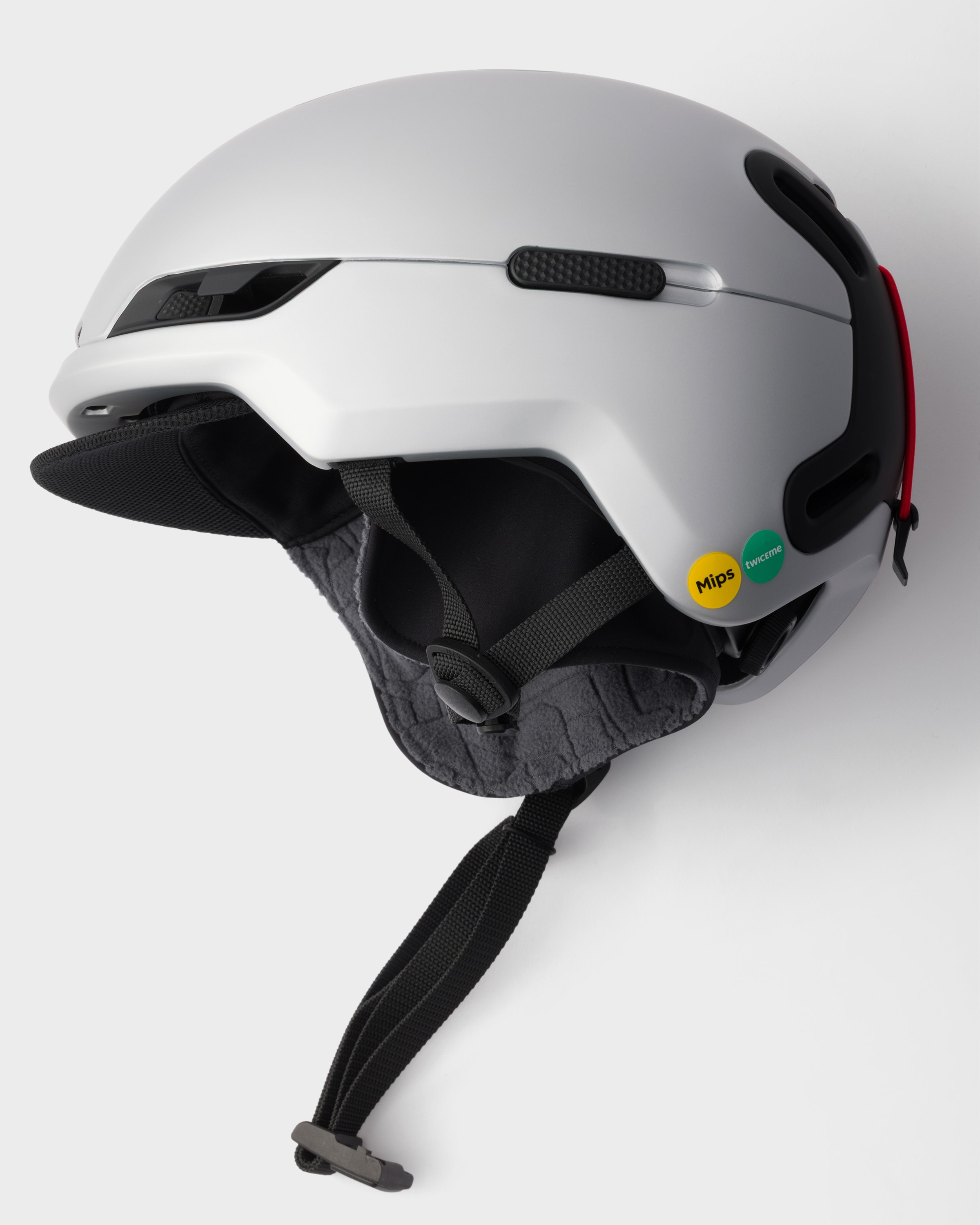 Matte Gray Prada Linea Rossa By Oakley Snow Helmet - Size L | PRADA