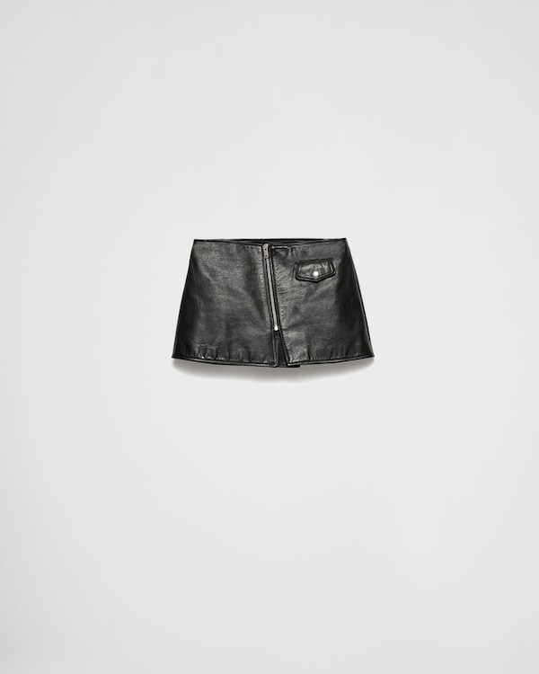 ミモザイエロー スエード ミニスカート | PRADA