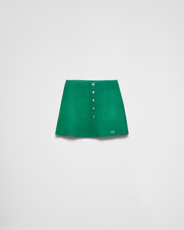 【送料&関税込】Prada Grass Green Suede Mini Skirt 27842873_57518651_1000.jpg