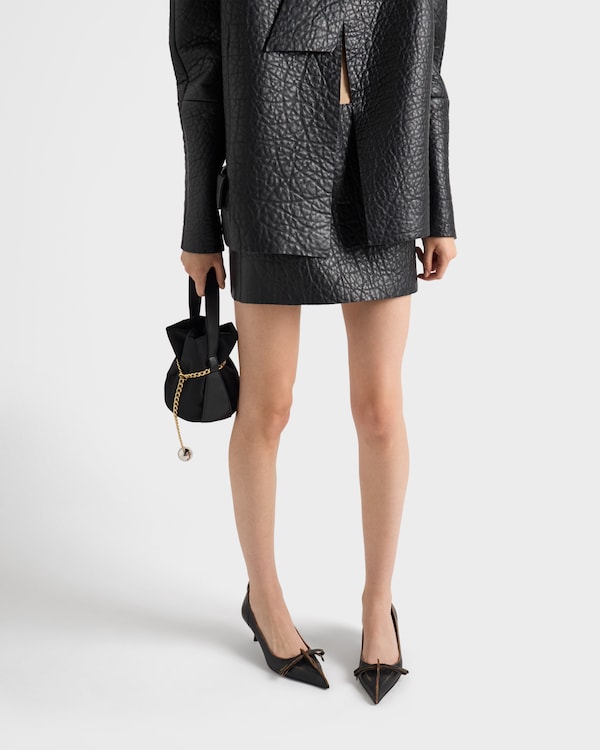 Minirock aus Nappa-Leder Minirock aus Nappa-Leder