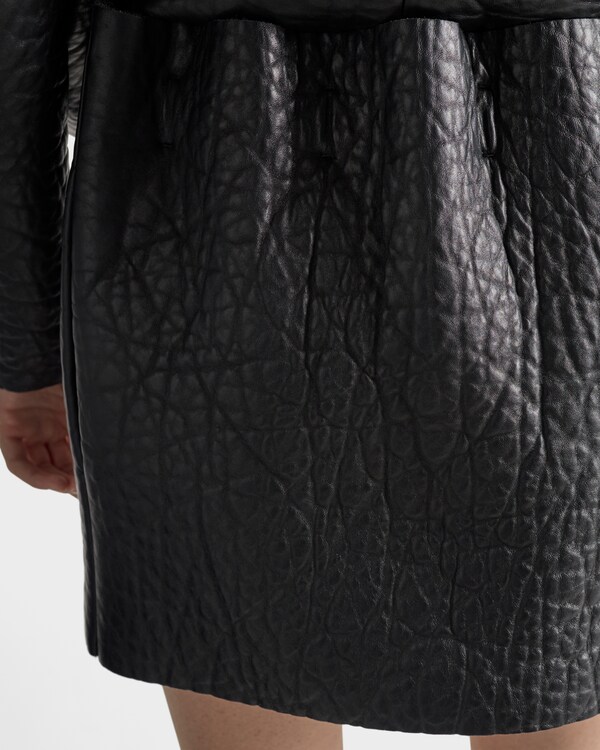 Minirock aus Nappa-Leder Minirock aus Nappa-Leder