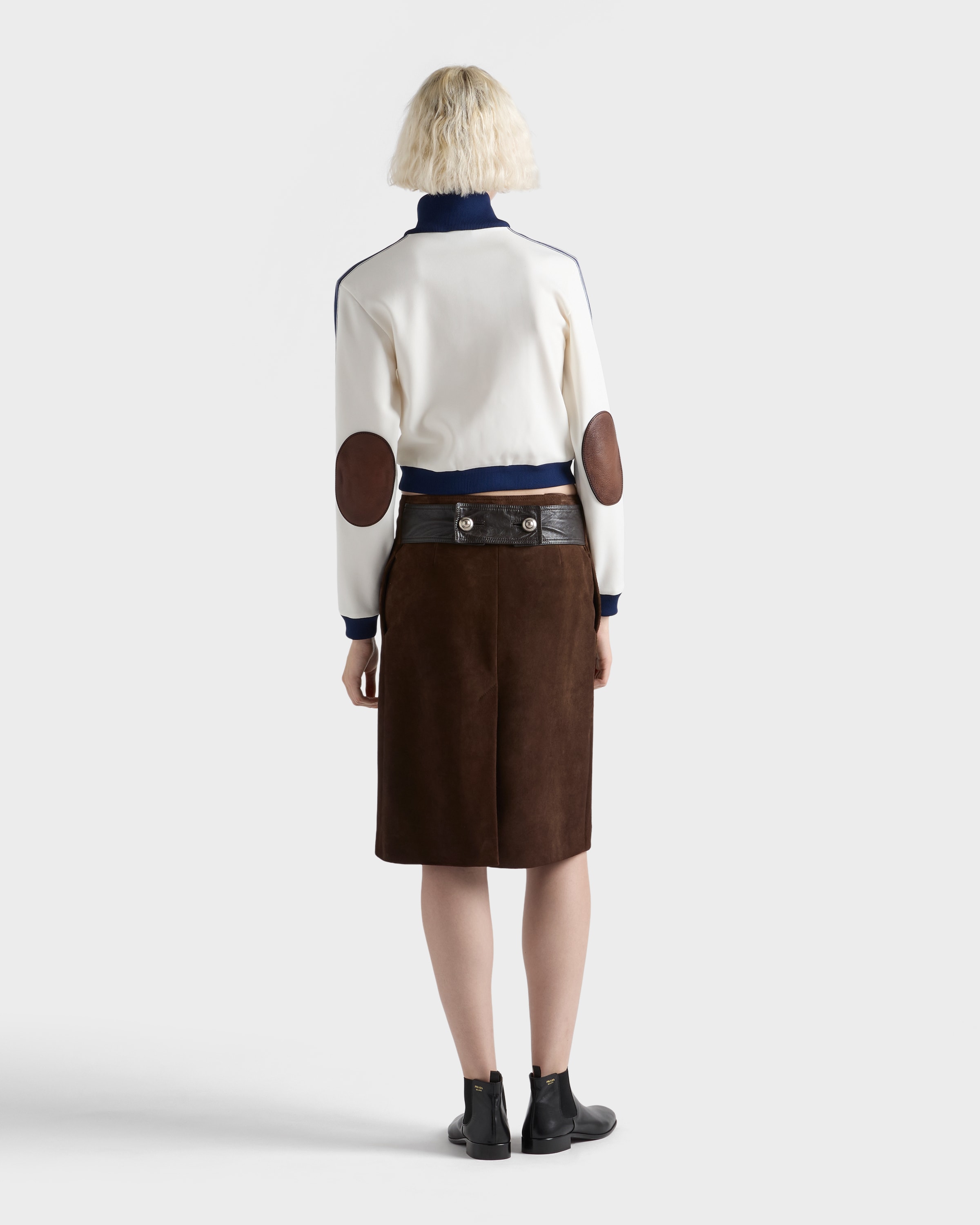 ブラウン スエード スカート | PRADA