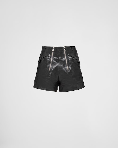 Prada 皮革短裤 1