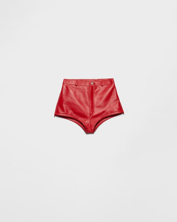 Nappa leather culottes Nappa leather culottes