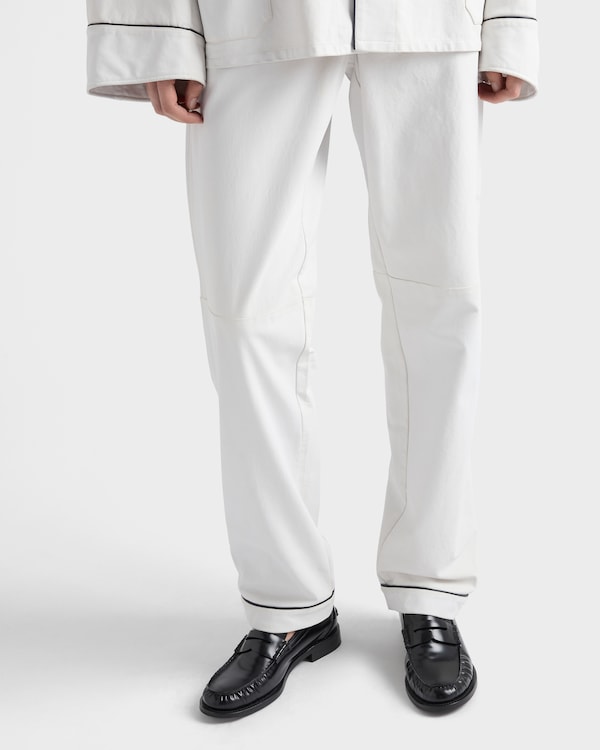Pantalones de napa - Blanco Pantalones de napa - Blanco