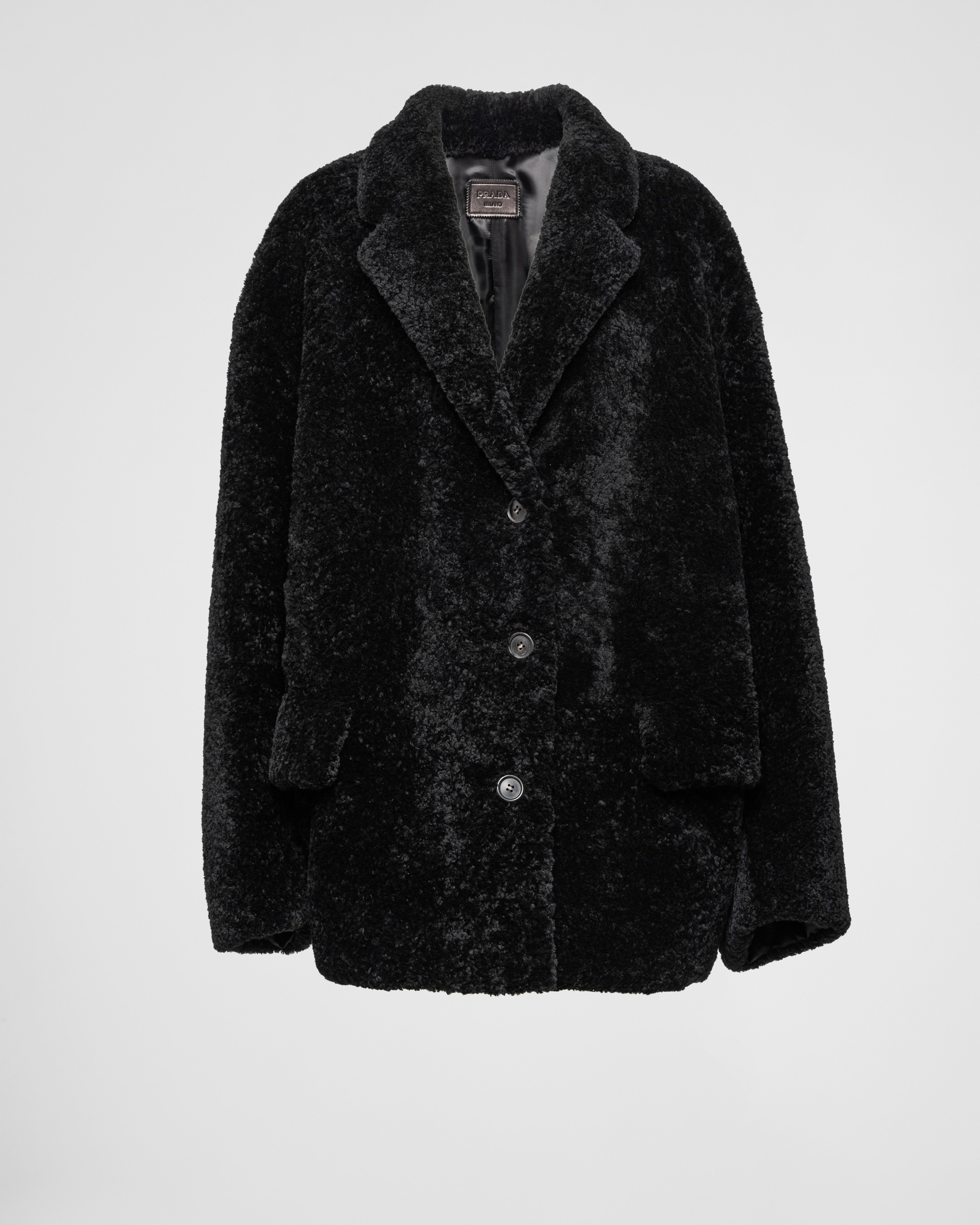 Prada on sale shearling coat