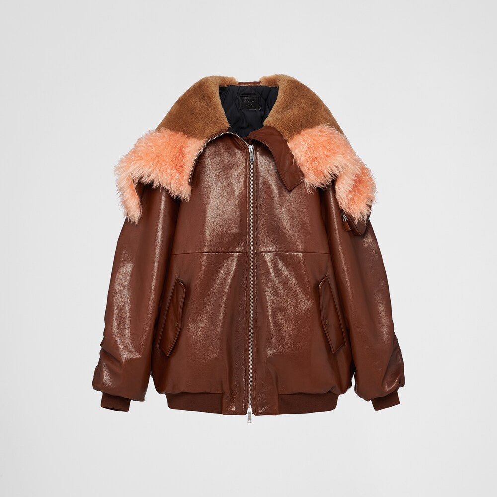Prada Giaccone in pelle 1