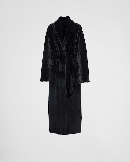 Prada Manteau en peau de mouton 1