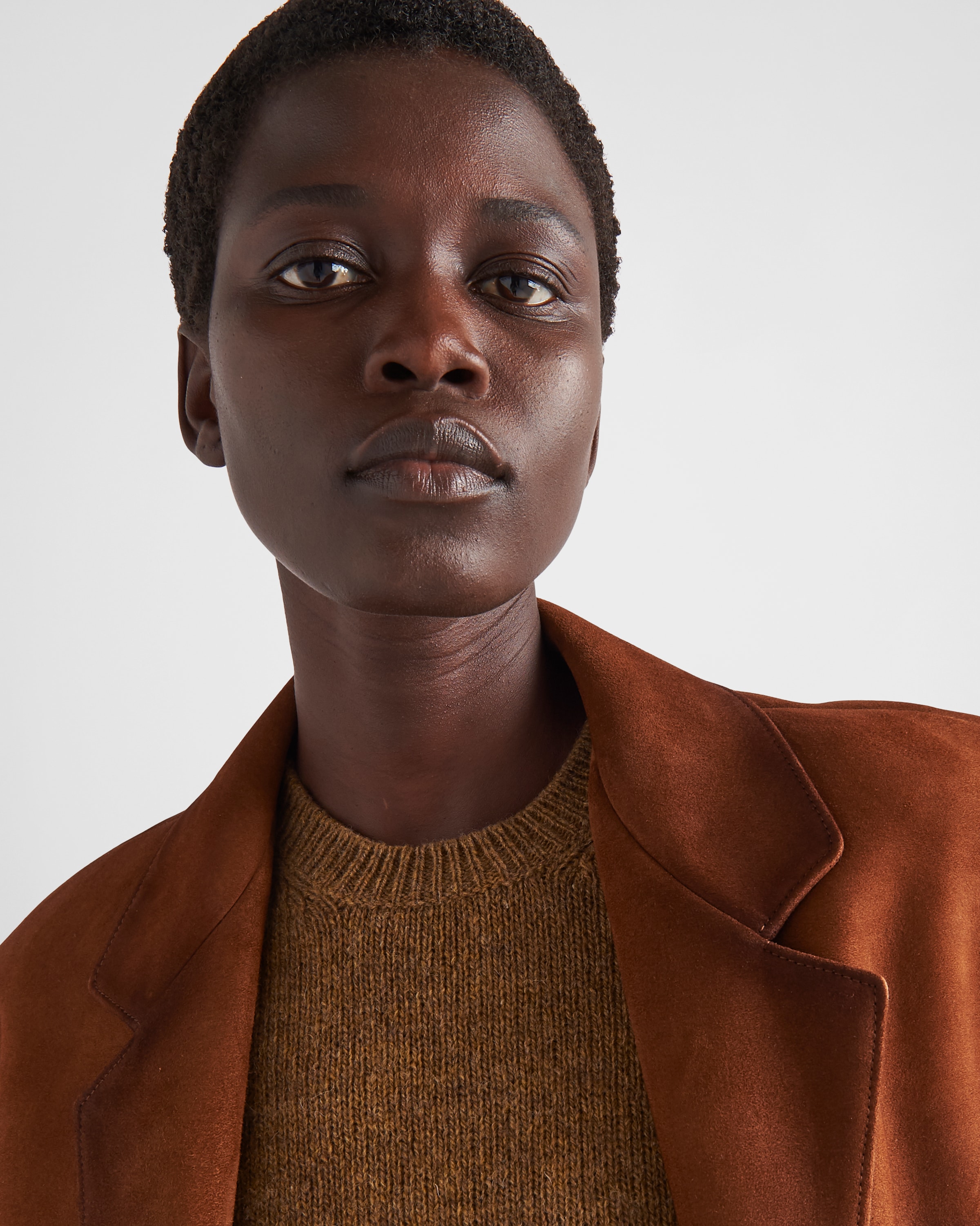 Oak Suede jacket | PRADA