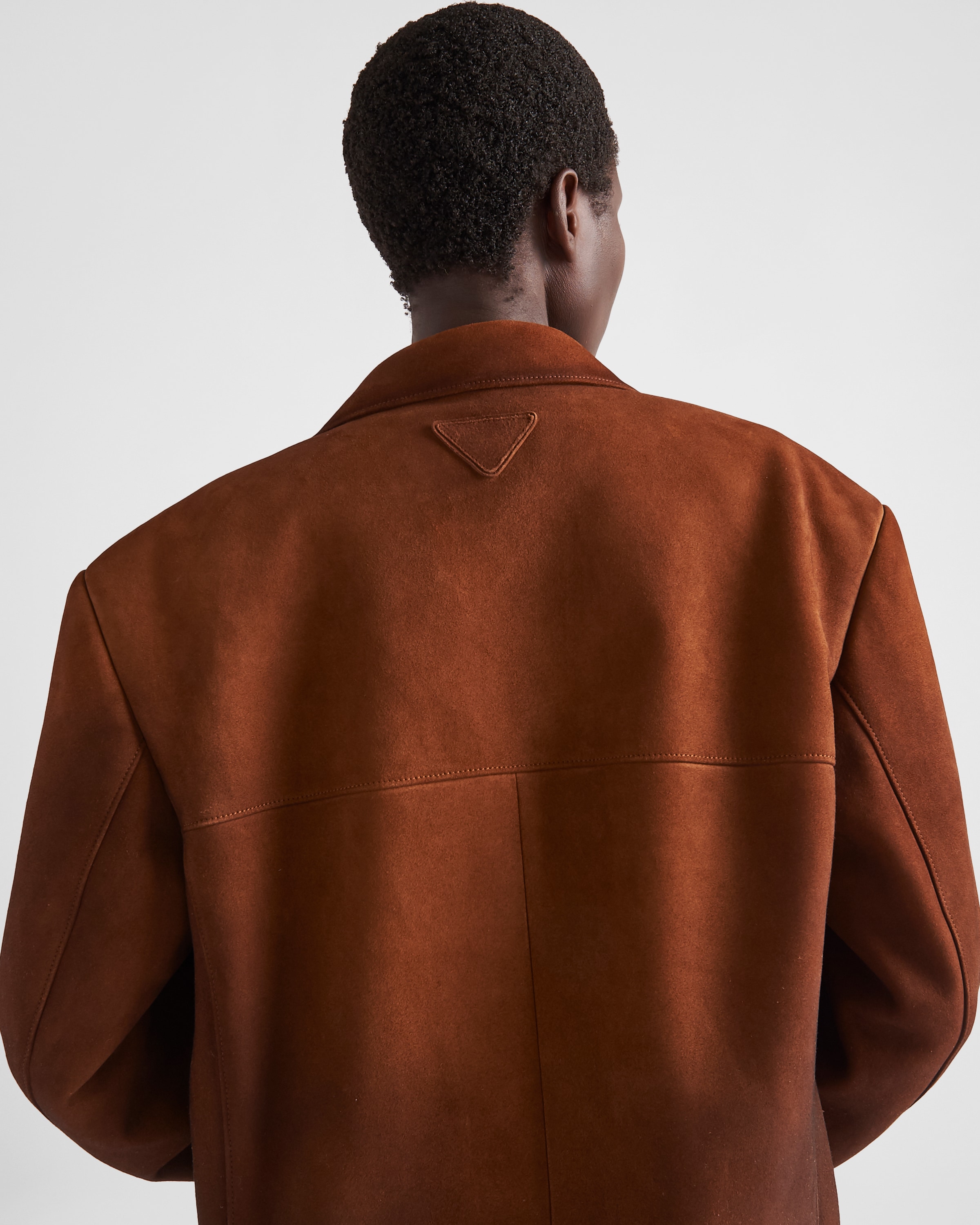 24AW new/PRADA コットンコーデュロイジャケット Jacket Brown Brown Canvas blouson jacket | PRADA