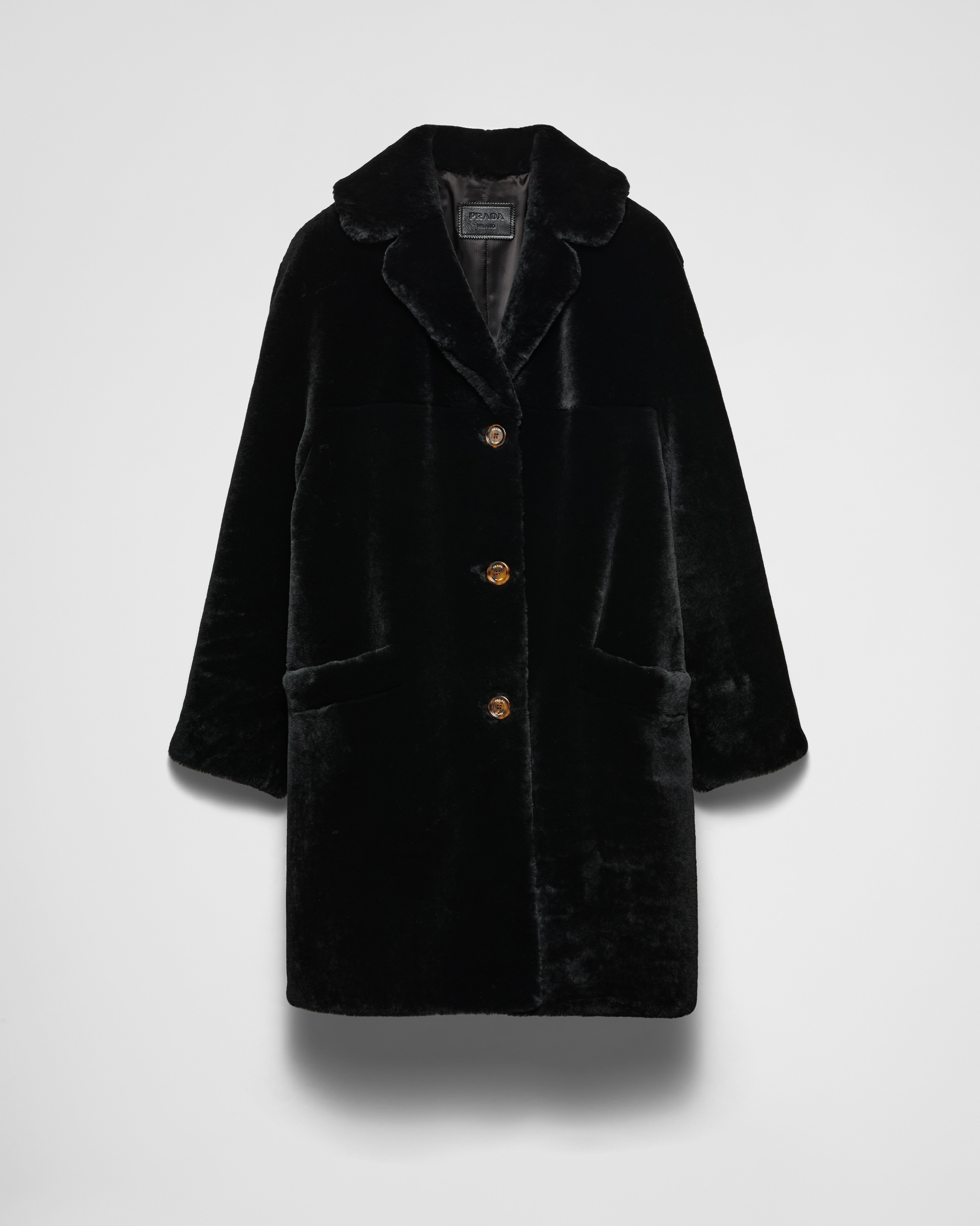 Prada shearling coat outlet