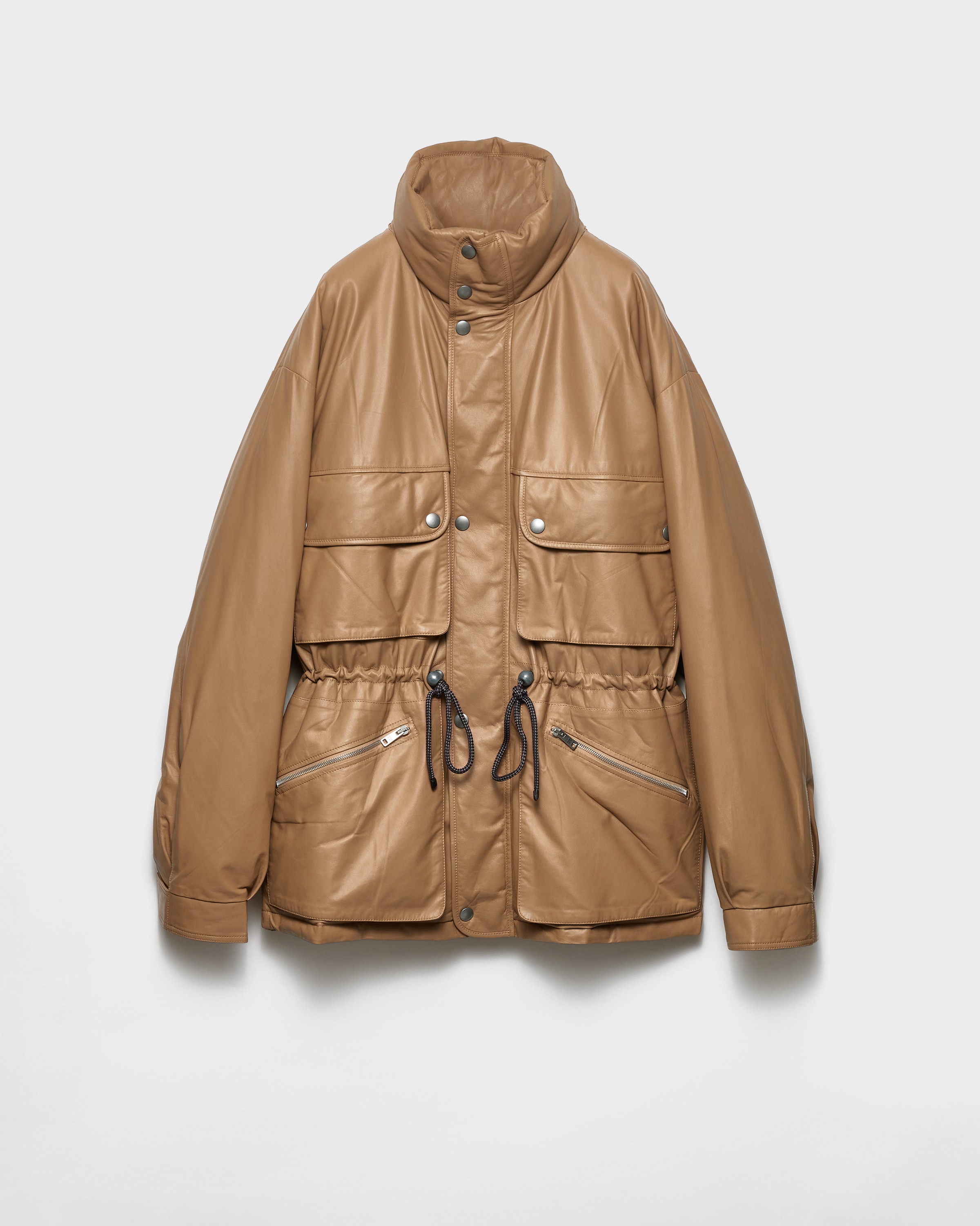 Prada Mantel Aus Nappa-leder