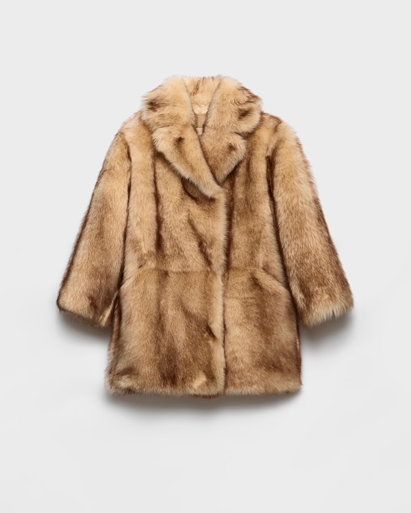 Shearling caban jacket Shearling caban jacket