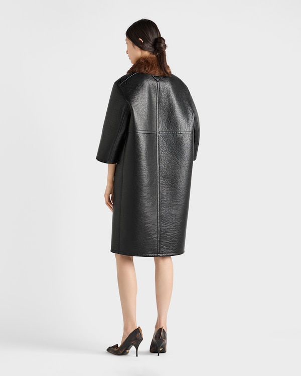 Bonded leather coat Bonded leather coat