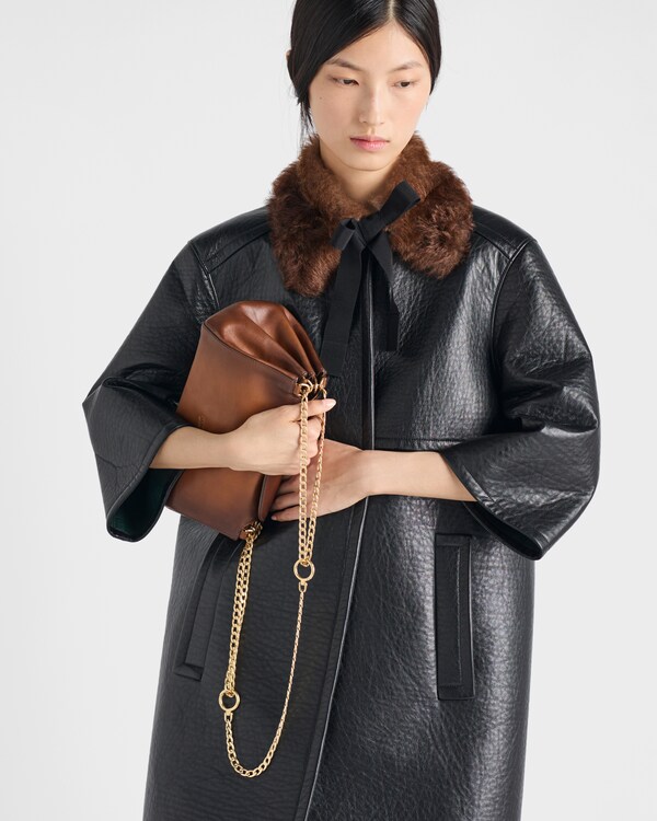 Bonded leather coat Bonded leather coat