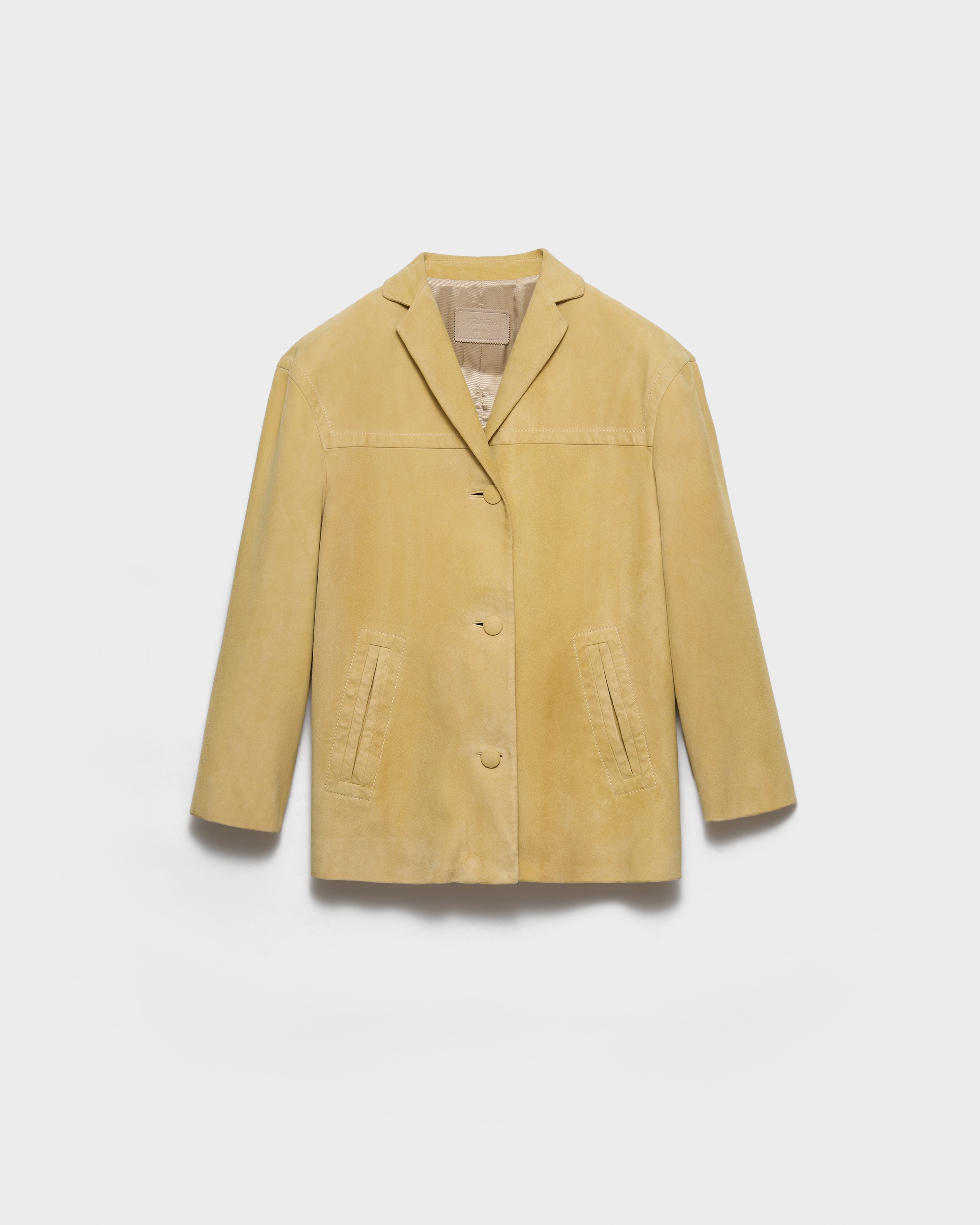 Suede caban jacket
