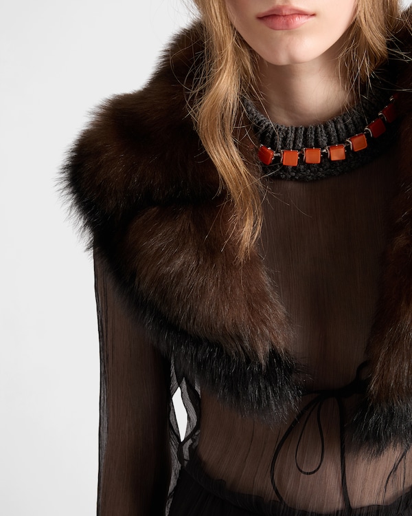 Shearling collar Shearling collar