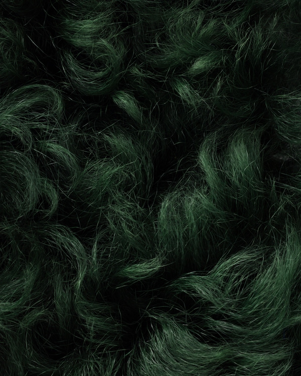 Cuello de borreguillo. - Verde esmeralda Cuello de borreguillo. - Verde esmeralda