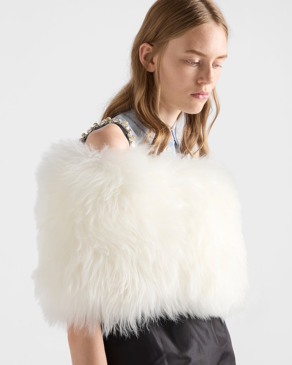Shearling collar - White Shearling collar - White
