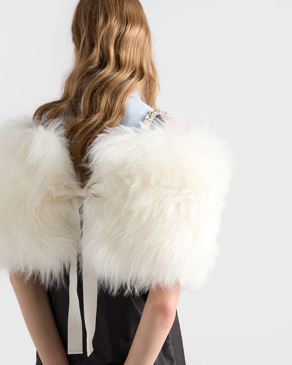 Shearling collar - White Shearling collar - White